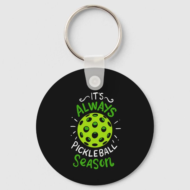Pickleball - Pickleball-Saison Schlüsselanhänger (Vorderseite)