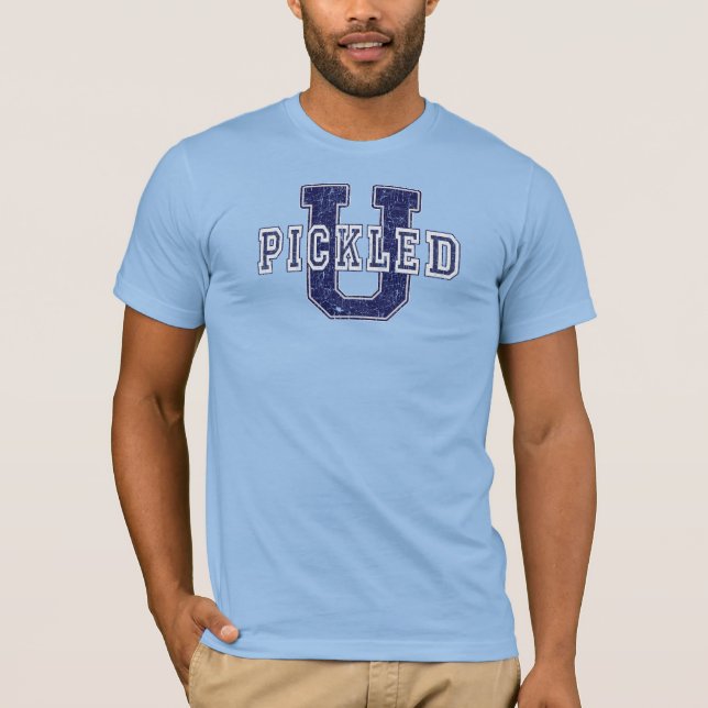 Pickleball "Pickled U" Men's Tee Shirt (Vorderseite)