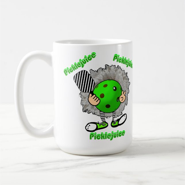 Pickleball Picklejujugend Halloween Film Inspirier Kaffeetasse (Links)
