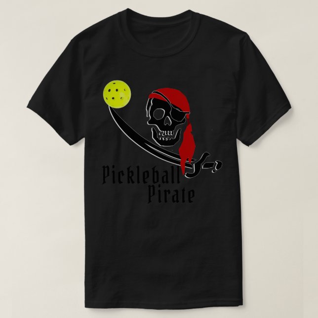 Pickleball Pirate T-Shirt (Design vorne)