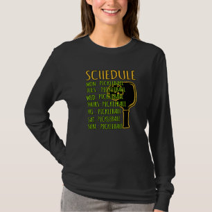 Pickleball Plan Paddle Sports Player Coach Gr T-Shirt