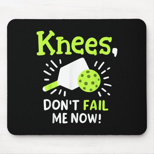 Pickleball Player Funny Mousepad (Vorne)