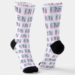 Pickleball Player Gift Dink mehrfarbig Socken