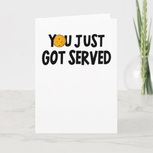 Pickleball Player Hobby Pickleball Sprichwort Funn Karte