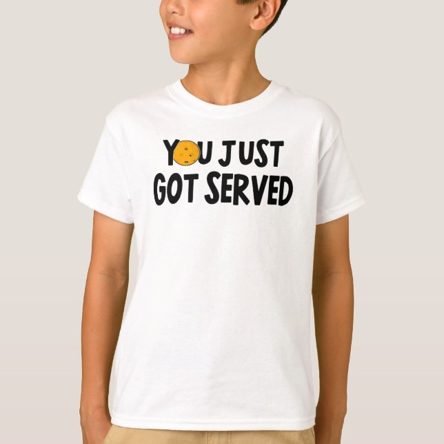 Pickleball Player Hobby Pickleball Sprichwort Funn T-Shirt (Vorderseite)