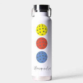 Pickleball Player Individuelle Name Trinkflasche