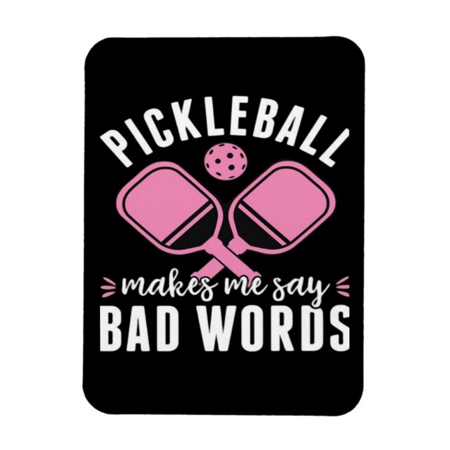 Pickleball Player Pickleball macht mich schlecht Magnet (Vertikal)