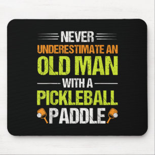 Pickleball Player Quote Funny Pickleball Lover Gra Mousepad