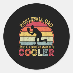 Pickleball Player Quote Funny Pickleball Lover Gra Runder Aufkleber
