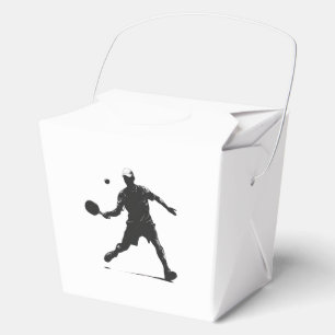 Pickleball Player Silhouette Sportdesign Geschenkschachtel