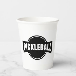 Pickleball-Pokal Pappbecher