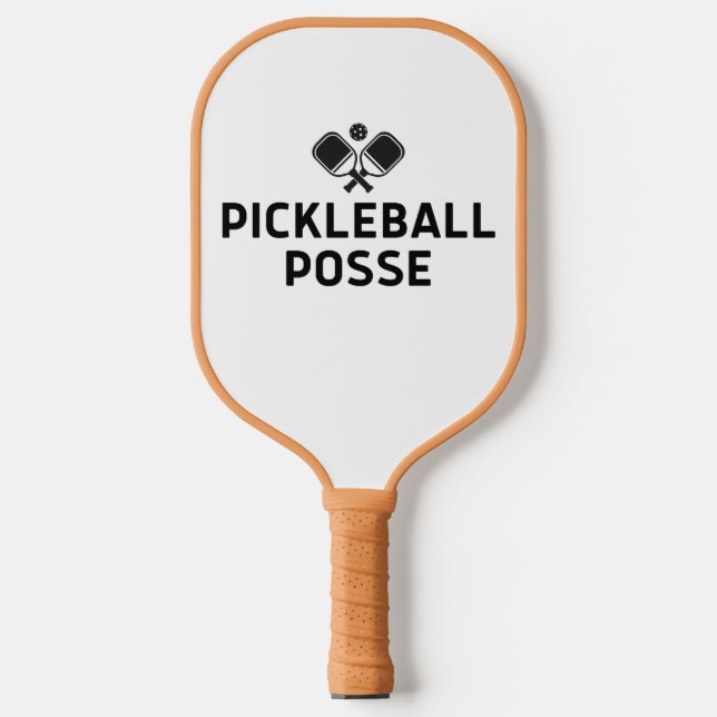 Pickleball Posse Funny Pickleball Schläger (Vorderseite)