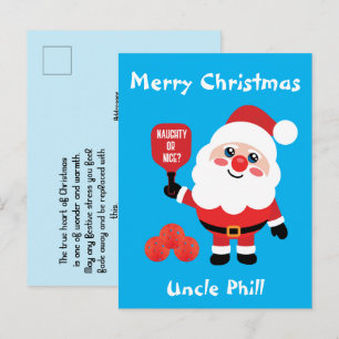 Pickleball 🎅 postkarte