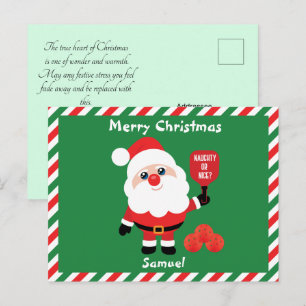Pickleball 🎅 postkarte