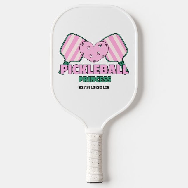 Pickleball Princess Serving Looks & Lobs Pickleball Schläger (Vorderseite)