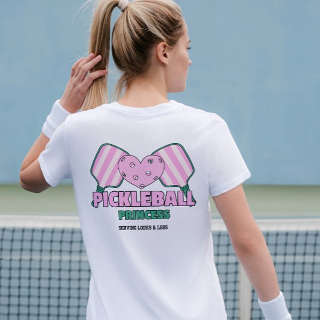 Pickleball Princess Serving Looks & Lobs Tri-Blend Shirt (Von Creator hochgeladen)