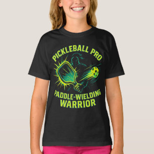 Pickleball-Profi: Paddel schwingender Krieger T-Shirt