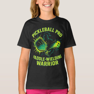Pickleball-Profi: Paddel schwingender Krieger T-Shirt