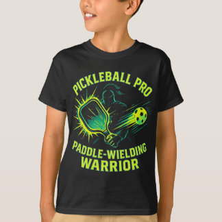 Pickleball-Profi: Paddel schwingender Krieger T-Shirt