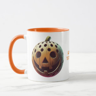 Pickleball Pumpkin Pickleballer Halloween-Geschenk Tasse