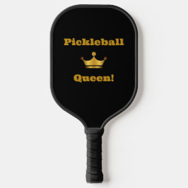 Pickleball Queen Black/Gold Paddel - personalisier Pickleball Schläger