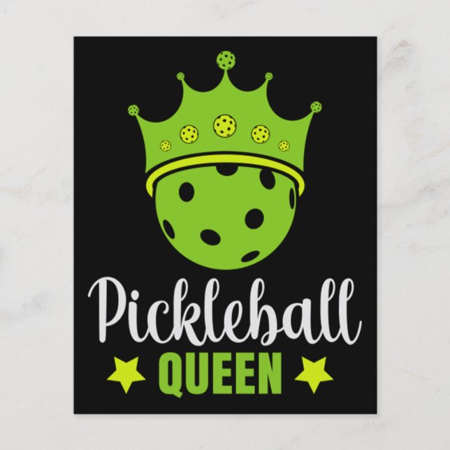 Pickleball Queen Funny Pickle Ball Queen (Vorderseite)