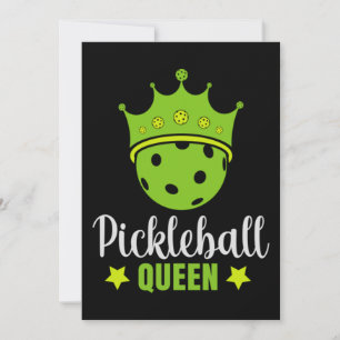Pickleball Queen Funny Pickle Ball Queen Einladung