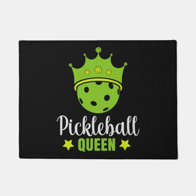 Pickleball Queen Funny Pickle Ball Queen  Fußmatte (Vorderseite)