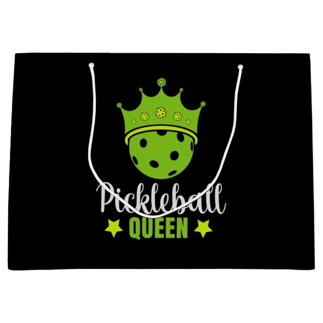 Pickleball Queen Funny Pickle Ball Queen Große Geschenktüte