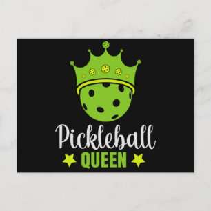 Pickleball Queen Funny Pickle Ball Queen Postkarte