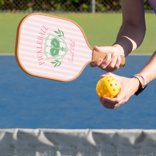 Pickleball Queen Individuelle Name Monogram Pickleball Schläger (InSitu)
