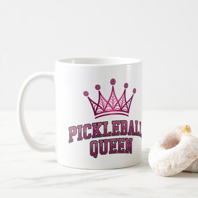 Pickleball Queen Kaffeetasse (Mit Donut)