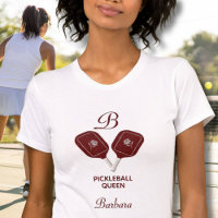 Pickleball Queen Name Monogram Bella+Leinwand