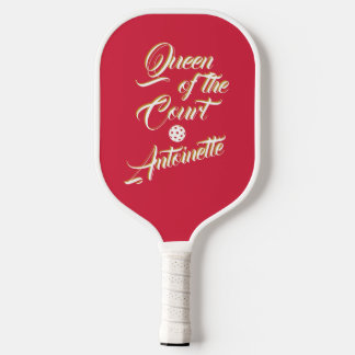Pickleball Queen of the Court Individuelle Name El Pickleball Schläger