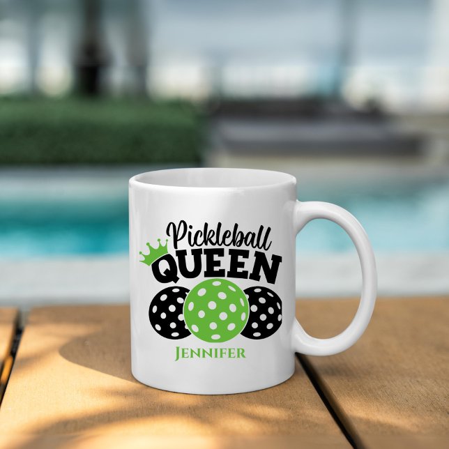 Pickleball Queen Personalisiert Kaffeetasse (Von Creator hochgeladen)
