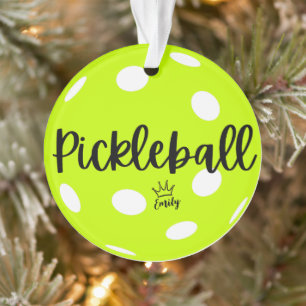 pickleball queen, personalisiert pickleball gesche ornament