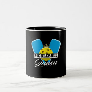 Pickleball Queen Player Paddleball Lover Zweifarbige Tasse
