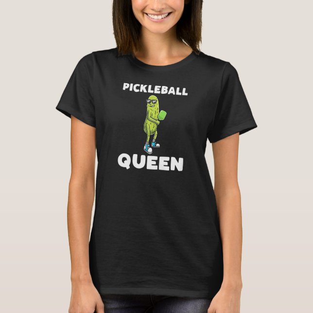 Pickleball Queen Player Premium T-Shirt (Vorderseite)