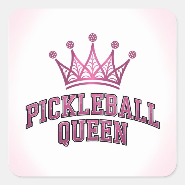 Pickleball Queen Sticker (Vorderseite)