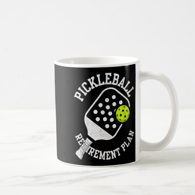 Pickleball-Rentenplan  Kaffeetasse (Rechts)