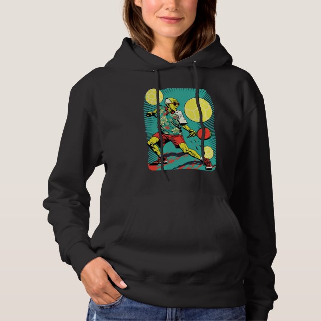 Pickleball Retirement Appreciation Pop Style Pickl Hoodie (Vorderseite)