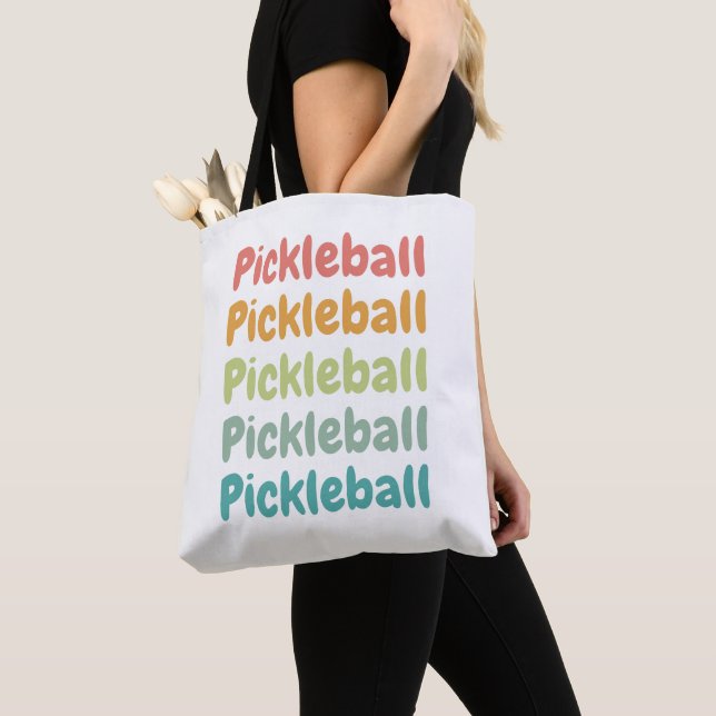 Pickleball Retro Pickleball Player (Von Nahem)