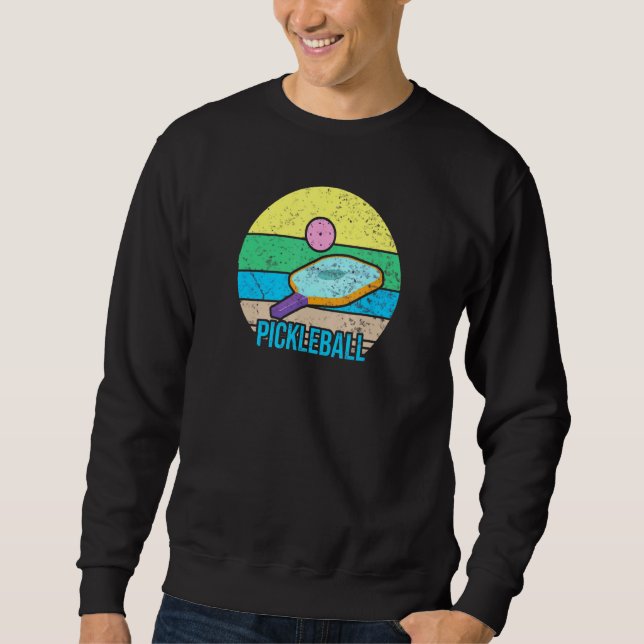 Pickleball Retro Vintag 1 Sweatshirt (Vorderseite)