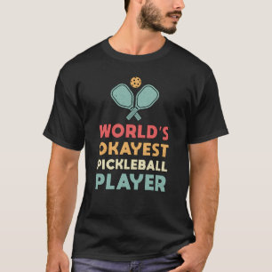 Pickleball Retro World's Super Pickleball Player T-Shirt