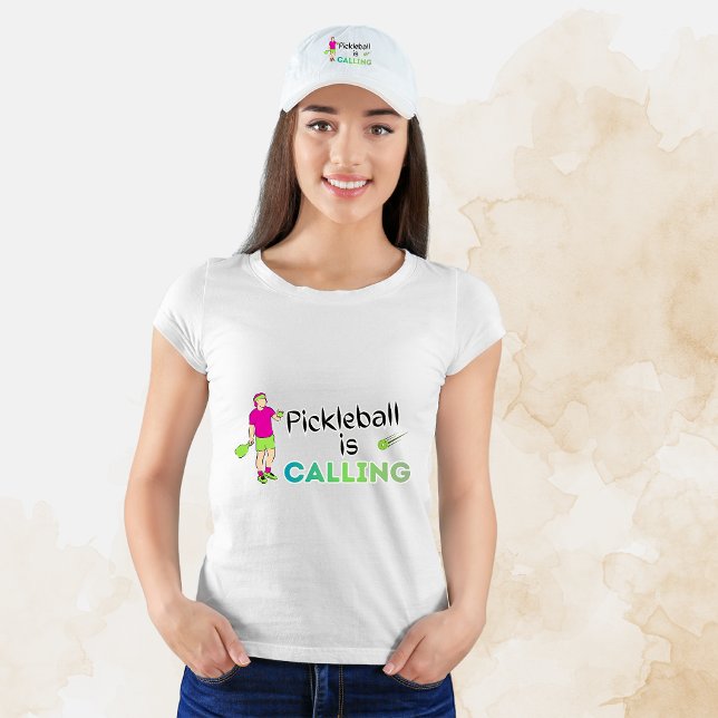Pickleball ruft  Tri-Blend shirt (Von Creator hochgeladen)