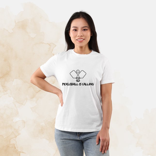 Pickleball ruft  Tri-Blend shirt (Von Creator hochgeladen)
