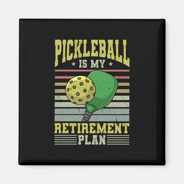 Pickleball - Ruhestand bei Pickleball Magnet (Vorne)