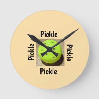 Pickleball  runde wanduhr