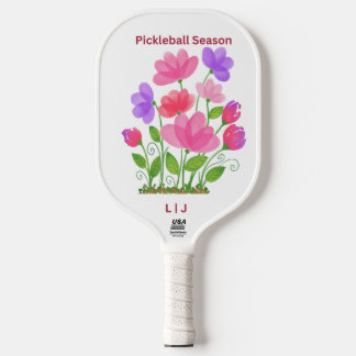 Pickleball-Saison-Blumenpaddle Pickleball Schläger