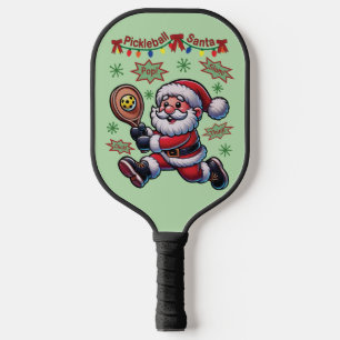 Pickleball Santa Claus Weihnachten Schläger